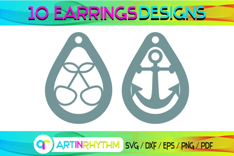 earring svg bundle SVG Artinrhythm shop 