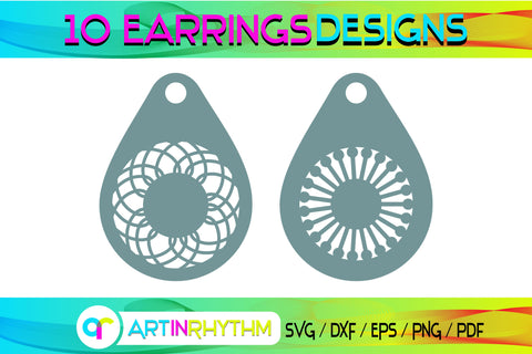 earring svg bundle SVG Artinrhythm shop 