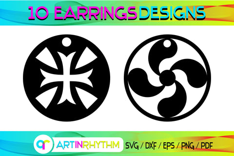 earring svg bundle SVG Artinrhythm shop 