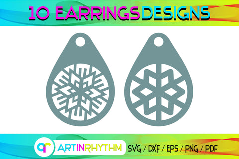 earring svg bundle SVG Artinrhythm shop 