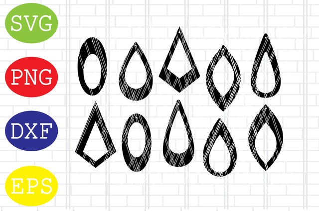 Earring SVG, Earring Bundle Svg, Earring Cut files SVG DigitalSvgFiles 