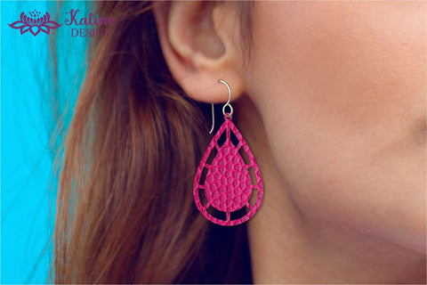 Earring svg, Geometric earrings, Faux leather earrings, Leather earring svg, Teardrop earrings svg, Earrings bundle, Jewelry svg, Cricut earrings, Earrings template, Jewelry svg. Png, Jpg, Dxf, Eps Svg, Cut File for Cricut and Silhouette. SVG KatineDesign 