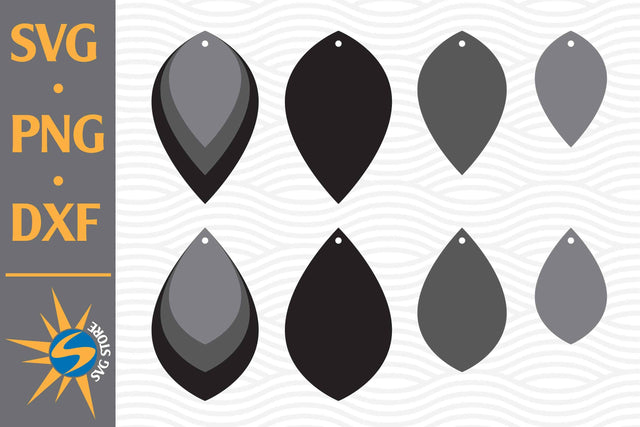 Earring SVG, PNG, DXF Digital Files Include SVG SVGStoreShop 