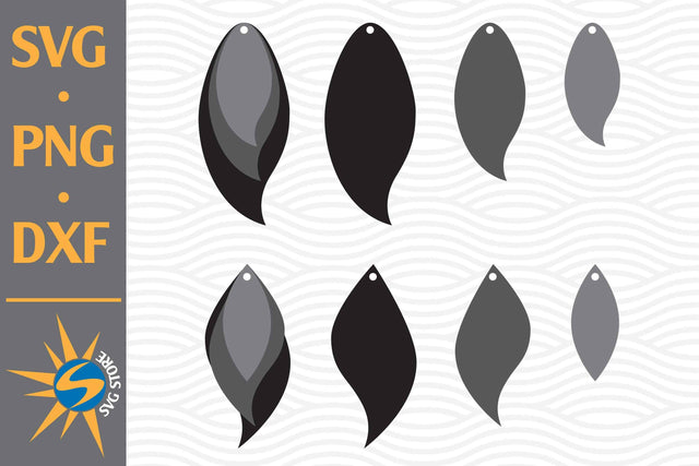 Earring SVG, PNG, DXF Digital Files Include SVG SVGStoreShop 
