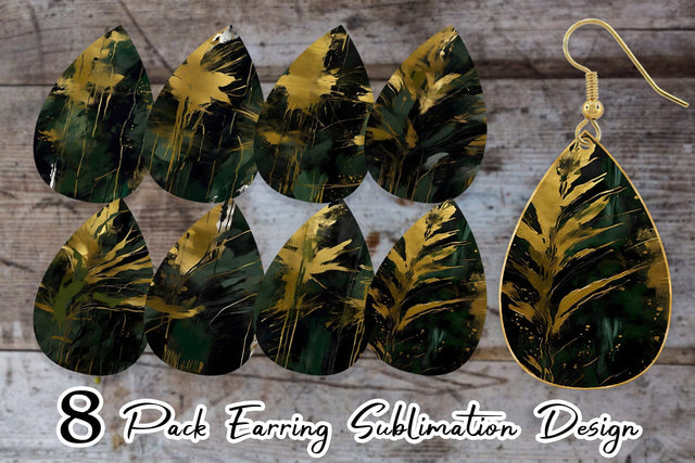 Earring Teardrop Sublimation artnoy 