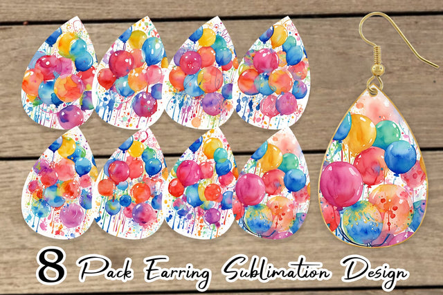 Earring Teardrop Sublimation artnoy 