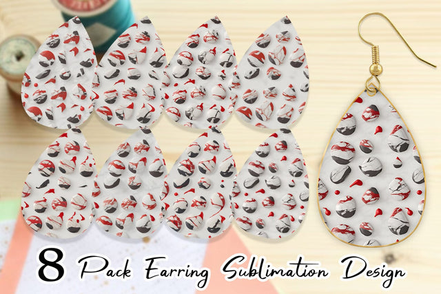 Earring Teardrop Sublimation artnoy 