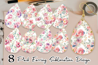 Earring Teardrop Sublimation artnoy 