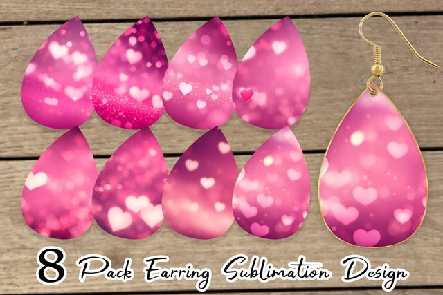 Earring Teardrop Sublimation artnoy 