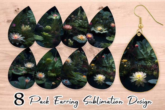 Earring Teardrop Sublimation artnoy 