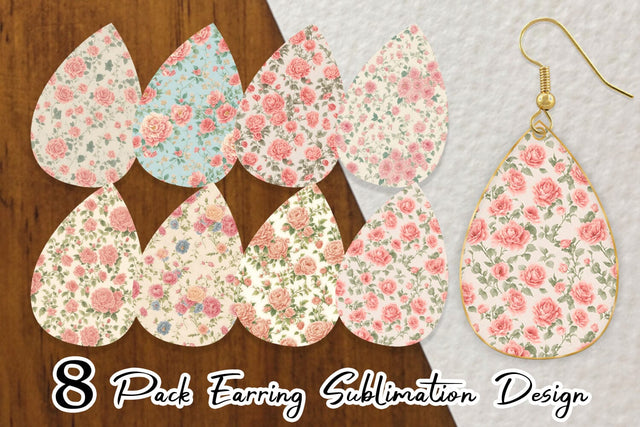 Earring Teardrop Sublimation artnoy 