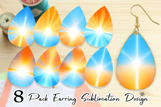 Earring Teardrop Sublimation artnoy 