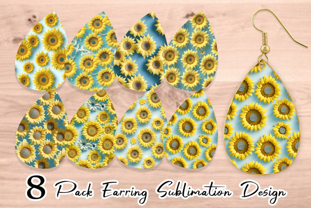 Earring Teardrop Sublimation artnoy 