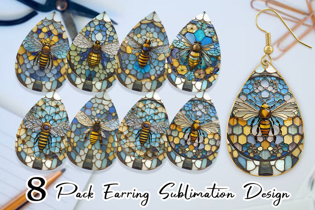 Earring Teardrop Sublimation artnoy 