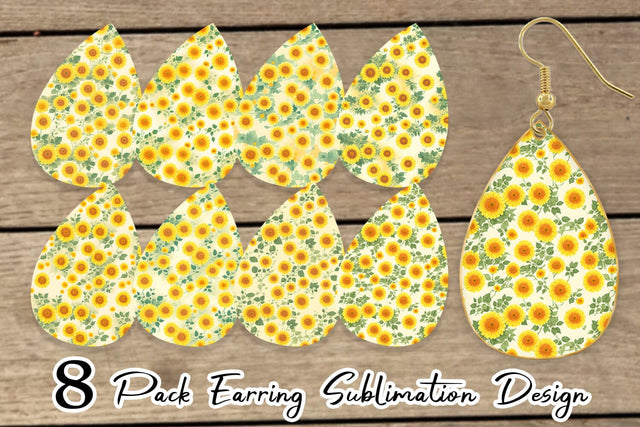 Earring Teardrop Sublimation artnoy 