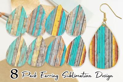 Earring Teardrop Sublimation artnoy 