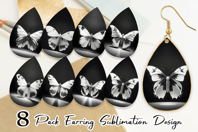 Earring Teardrop Sublimation artnoy 