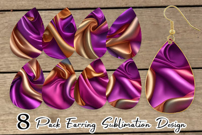 Earring Teardrop Sublimation artnoy 