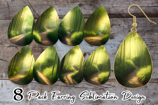 Earring Teardrop Sublimation artnoy 