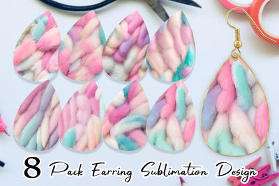 Earring Teardrop Sublimation artnoy 
