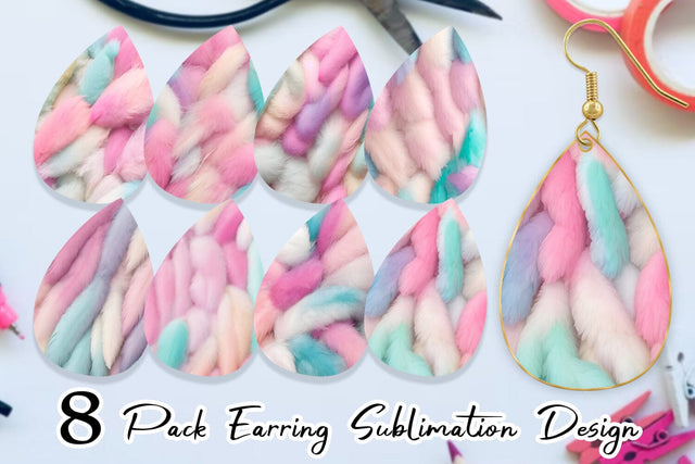 Earring Teardrop Sublimation artnoy 