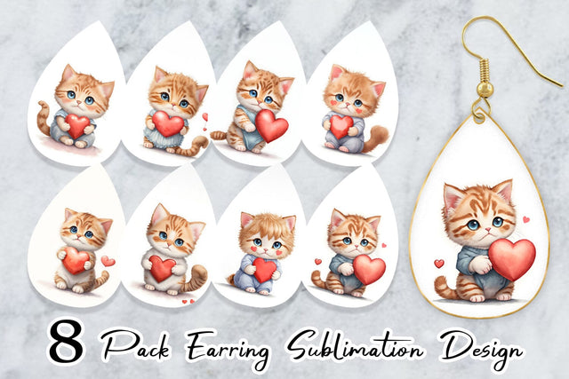 Earring Teardrop Sublimation artnoy 