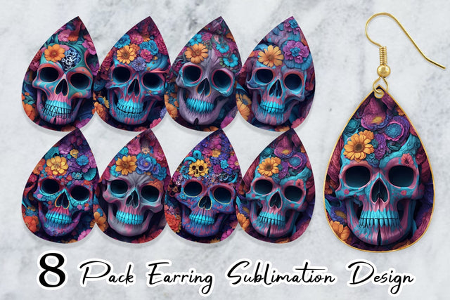 Earring Teardrop Sublimation artnoy 