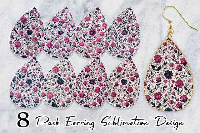 Earring Teardrop Sublimation artnoy 