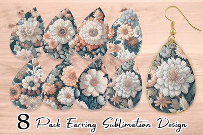 Earring Teardrop Sublimation artnoy 