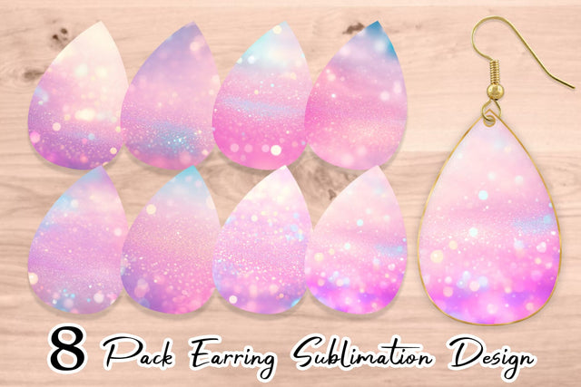 Earring Teardrop Sublimation artnoy 