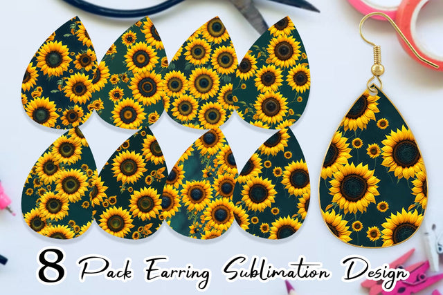 Earring Teardrop Sublimation artnoy 