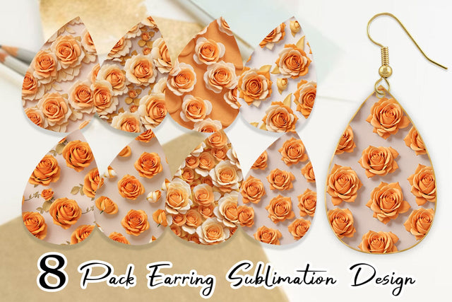 Earring Teardrop Sublimation artnoy 