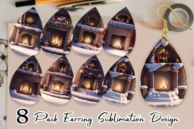 Earring Teardrop Sublimation artnoy 