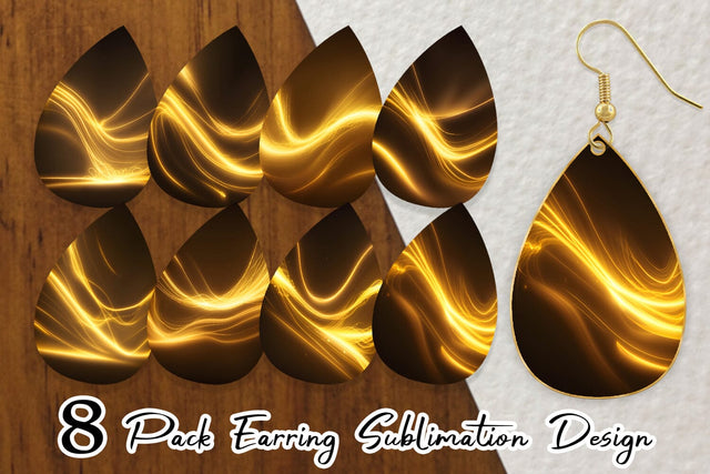 Earring Teardrop Sublimation artnoy 