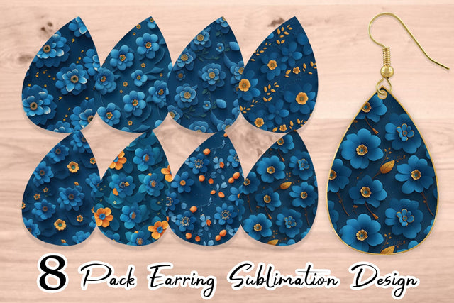 Earring Teardrop Sublimation artnoy 