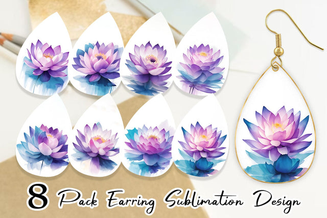 Earring Teardrop Sublimation artnoy 