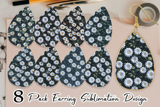 Earring Teardrop Sublimation artnoy 