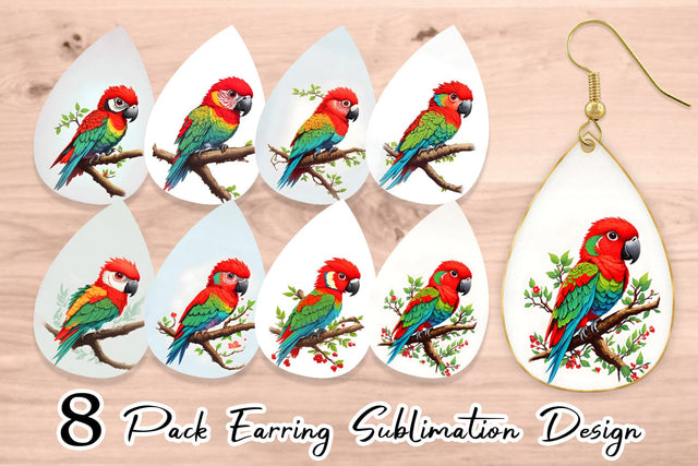 Earring Teardrop Sublimation artnoy 