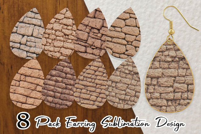 Earring Teardrop Sublimation artnoy 