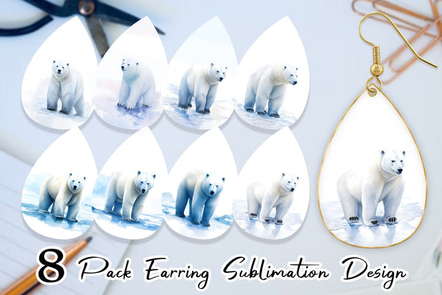 Earring Teardrop Sublimation artnoy 