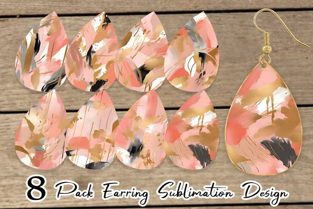 Earring Teardrop Sublimation artnoy 