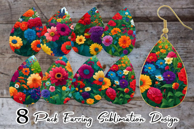 Earring Teardrop Sublimation artnoy 