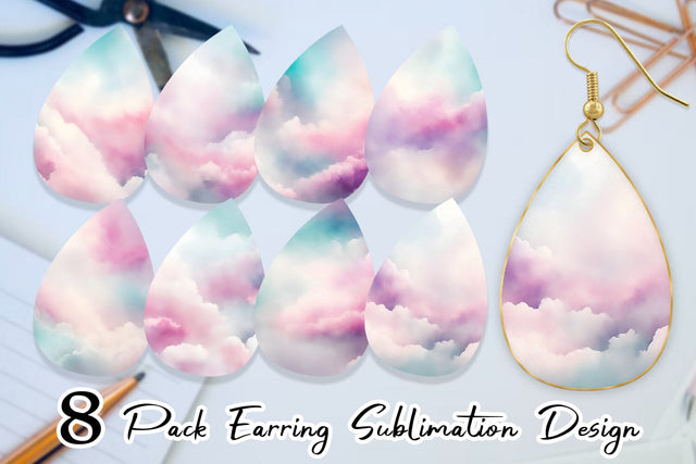 Earring Teardrop Sublimation artnoy 