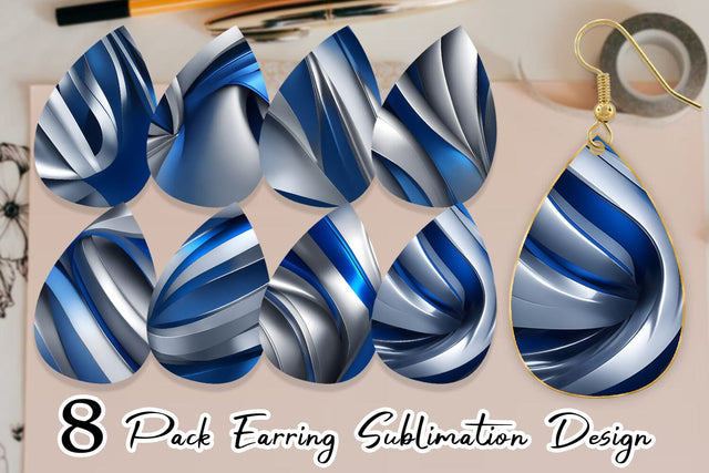 Earring Teardrop Sublimation artnoy 