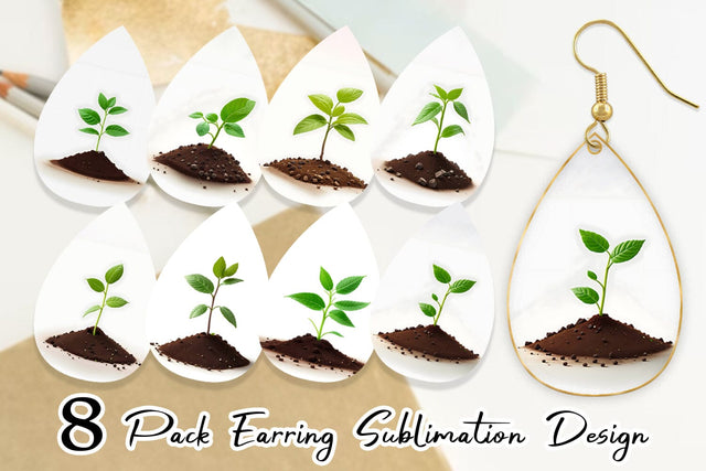 Earring Teardrop Sublimation artnoy 