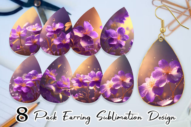 Earring Teardrop Sublimation artnoy 
