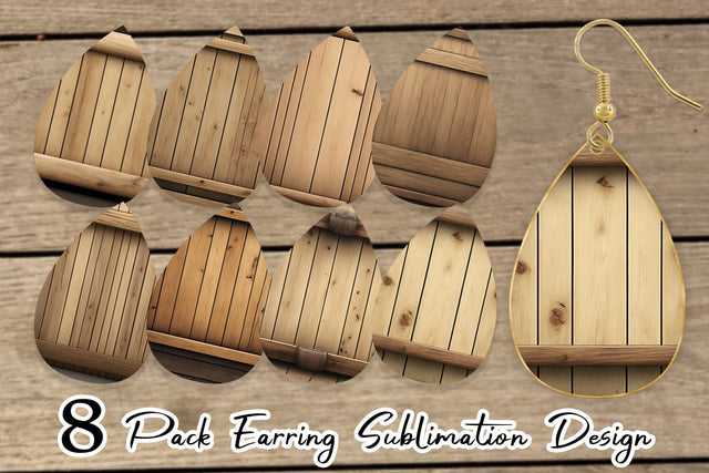 Earring Teardrop Sublimation artnoy 