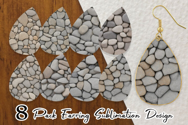 Earring Teardrop Sublimation artnoy 