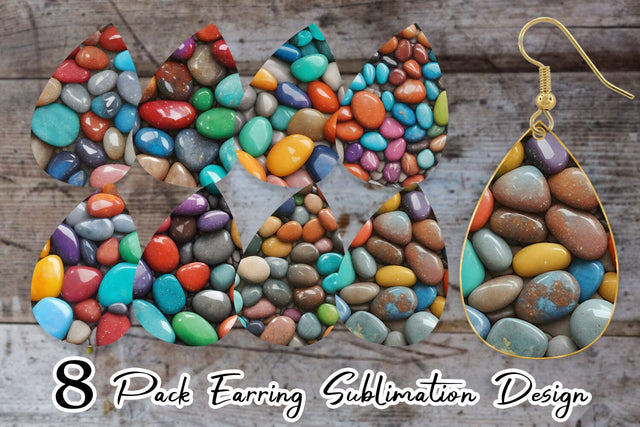 Earring Teardrop Sublimation artnoy 