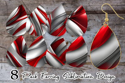 Earring Teardrop Sublimation artnoy 